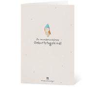 Die Stadtgärtner Cartes de Vœux en Papier à Semer "Pour ton anniversaire" - 1 pcs