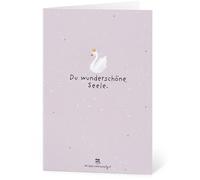 Die Stadtgärtner Cartes de Vœux en Papier à Semer "Toi, belle âme" - 1 pcs