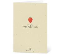 Die Stadtgärtner Cartes de Vœux en Papier à Semer "Tu es indispensable" - 1 pcs