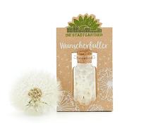 Die Stadtgärtner «Remplissage de souhaits I Petits parapluies en dent-de-lion en verre pour offrir de bons vœux I Idéal comme cadeau d'anniversaire et cadeau de mariage I Verre porte-bonheur I