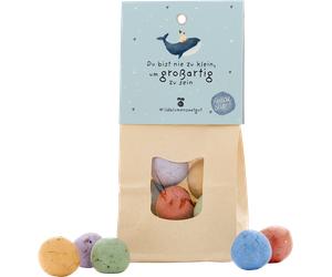 Die Stadtgärtner Sachet en Papier "Tu n’es jamais trop petit·e" - Billes de Fleurs Colorées - 1 sachet