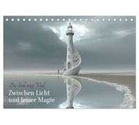 Die Stille trägt Weiß (Tischkalender 2026 DIN A5 quer), CALVENDO Monatskalender: Surreale Kompositionen Zwischen Licht, Leere und leiser Magie