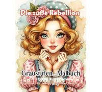 Die süße Rebellion: Ein Graustufen-Malbuch mit 70 süßen, eigenwilligen Illustrationen.