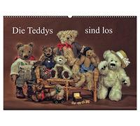 Die Teddys sind los (Wandkalender 2026 DIN A2 quer), CALVENDO Monatskalender: Für alle kleinen und großen Freunde der Teddy-Bären