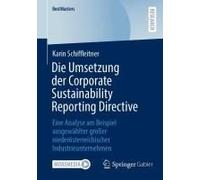 Die Umsetzung Der Corporate Sustainability Reporting Directive