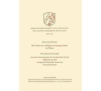Die Ursachen Der Vielfältigen Lösungseigenschaften Des Wassers. Aus Einer Forschungsstätte Der Anorganischen Chemie