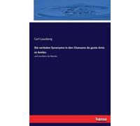 Die Verbalen Synonyma In Den Chansons De Geste Amis Et Amiles