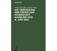 Die Verfassung Der Freien Und Hansestadt Hamburg Vom 6. Juni 1952