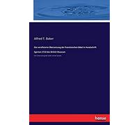 Die Versifizierte Übersetzung Der Französischen Bibel In Handschrift Egerton 2710 Des British Museum