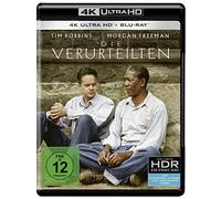 DIE VERURTEILTEN -TIM ROBBINS,MORGAN FREEMAN,BOB GUNTON 2 ULTRA HD BLU-RAY NEUF