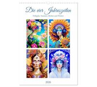 Die vier Jahreszeiten 2026 (Wandkalender 2026 DIN A3 hoch), CALVENDO Monatskalender: Mit magischen Bildern durch das Jahr.
