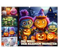 Die Welt der kleinen Monster (Wandkalender 2026 DIN A2 quer), CALVENDO Monatskalender: Verpasse nicht das lustige Chaos mit den kleinen Monstern.