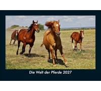 Die Welt der Pferde 2027 Fotokalender DIN A5: Monatskalender mit Bild-Motiven von Haustieren, Bauernhof, wilden Tieren und Raubtieren