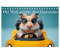 Die Welt gehört den Hamstern (Tischkalender 2027 DIN A5 quer), CALVENDO Monatskalender: Die charmantesten Hamster der Welt in liebevollen Alltagsszenen