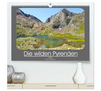 Die wilden Pyrenäen (hochwertiger Premium Wandkalender 2026 DIN A2 quer), Kunstdruck in Hochglanz: Pyrenäen - Haute Randonnée Pyrénéenne (HRP) die ... Pyrenäen vom Mittelmeer bis zum Atlantik