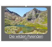 Die wilden Pyrenäen (Wandkalender 2026 DIN A2 quer), CALVENDO Monatskalender: Pyrenäen - Haute Randonnée Pyrénéenne (HRP) die Weitwanderroute auf dem ... Pyrenäen vom Mittelmeer bis zum Atlantik