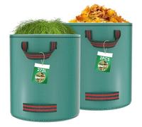 Diealles Shine 2x 272L Sac Dechets Verts de Jardin, Sac Jardinage Dechets avec Poignées, Autonome, Imperméable, Durable Résistant à la Corrosion