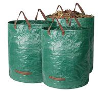 Diealles Shine 3x 272L Sac Dechets Verts de Jardin, Sac Jardinage Dechets avec Poignées, Autonome, Imperméable, Sac Jardin durable Résistant à la Corrosion