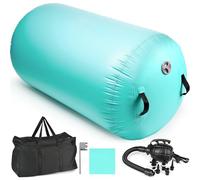 Diealles Shine Gonflable Air Roller, 100x60cm Rouleau de Gymnastique, Rouleau d’Air avec Pompe Électrique & Sac de Transport, Cylindre à air Gymnastique Roll pour Entraînement Yoga