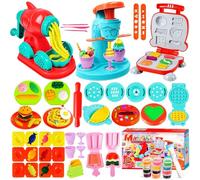 Diealles Shine Pâte À Modeler pour Enfants, Accessoire Pâte À Modeler pour Machine à Glace et Machine à Pâtes et Machines à Burger, Cadeau de Jouet pour Enfant dès 3 Ans