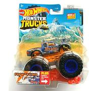 DieCast Hot Wheels Monster Trucks 2017 Ford Raptor F 150 38/75, échelle 1:64 avec voiture Connect and Crash