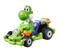 Hot-Wheels - Mario Kart Figure Yoshi Dinosaur Pipe Frame Kart 1:64