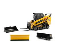 Diecast Masters 1/16 Jaune High Detail Caterpillar Tracked 272D2 Skid Steer Loader 85628