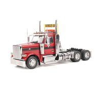 Diecast Masters 1/32 Peterbilt 589 Camion tandem avec cabine de jour légendaire charge surdimensionnée rouge 71146