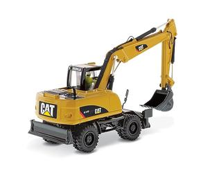 Diecast Masters 85171c - Pelle sur pneus Caterpillar M316D, échelle 1:50, env. 16,9 x 5,6 x 7 cm, dès 14 Ans, Jaune