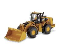 Diecast Masters 85296c - Chargeuse sur pneus Cat 980K avec RockCon, échelle 1:50, à partir de 14 Ans, en boîte à fenêtre de présentation, Convient aux collectionneurs