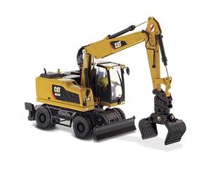 Diecast Masters 85508 - Pelle sur pneus Caterpillar M318F, série High Line, échelle 1:50, env. 17,2 x 5,1 x 6,4 cm, dès 14 Ans, Jaune