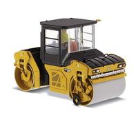 Diecast Masters 85595 - Cat CB-13 Tandem Vibratory Roller avec Cab, échelle 1:50, à partir de 14 Ans, en boîte métallique, Convient aux collectionneurs