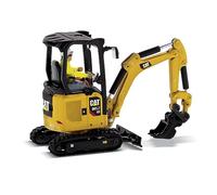 Diecast Masters 85597 - Mini-Pelle Caterpillar 301.7, échelle 1:50, env. 7,1 x 2,8 x 4,7 cm, dès 14 Ans, Jaune
