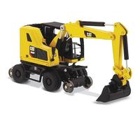 Diecast Masters 85612 - Pelle mobile Caterpillar M323F + accessoires, en boîte métallique, échelle 1:87, env. 9,5 x 3,4 x 4,6 cm, 14+, pour modélisme ferroviaire et collectionneurs