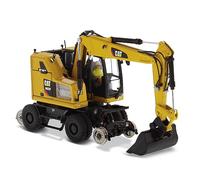 Diecast Masters 85662 - Cat M323F Pelleteuse à Deux Voies Cat, en Jaune, échelle 1:50, à partir de 14 Ans, en boîte métallique, Convient aux collectionneurs