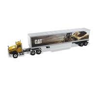 Diecast Masters 85666c - Cat CT660 avec Cat Mural Trailers, échelle 1:50, à partir de 14 Ans, en boîte à fenêtre d'affichage, Convient aux collectionneurs