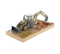 Diecast Masters 85755 - Cat 420F2 IT Backhoe Loader, Vieilli, échelle 1:50, à partir de 14 Ans, en boîte métallique, Convient aux collectionneurs