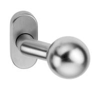 Dieckmann Bouton de porte profilé 2033/4020 Alu. F1 Montage M12 ctr. Quantité:1