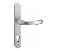 Dieckmann edi Garniture de poignée de protection Kronos 2005/9045 Plaque longue, PZ, E92 RAL 9016 Quantité:1
