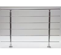 Dieda Garde-corps en aluminium avec main courante ronde - 1,5 m - 186010