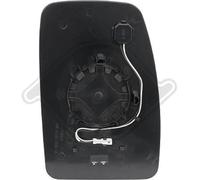 DIEDERICHS 1887827 Miroir de rétroviseur convexe chauffant gauche Compatible avec RENAULT Master 3 Van FV Master 3 Camion plate-forme/Châssis EV, HV, UV Master 3 Bus JV, OPEL Movano B Van X62, NISSAN