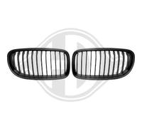 DIEDERICHS Calandre Convient pour BMW 3er Touring E91 320d 318i Noir