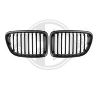 DIEDERICHS Calandre Convient pour BMW X1 E84 xDrive18d sDrive18d Noir