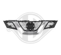 DIEDERICHS Calandre Convient pour Nissan X-Trail T32_T32 Chrome/Noir
