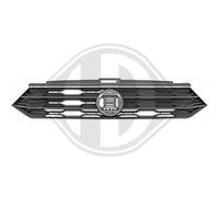 DIEDERICHS Calandre Convient pour VW T-Roc A11 1.5 TSI 1.0 Chrome/Noir