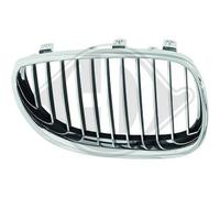 DIEDERICHS Calandre Droite pour BMW 5er Touring E61 E60 Chrome/Noir