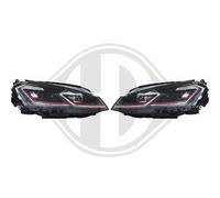 Diederichs DesignschEINWF.Set Golf 7 12-17 Baguette noir/rouge