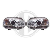 DIEDERICHS Ensemble Phares à Gauche à Droite Halogène pour VW Golf IV 1J1