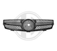 DIEDERICHS Grille De Radiateur Pour Mercedes-Benz CLK C209 A209 Noir Brillant