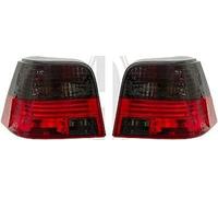 DIEDERICHS in.pro. 2213796 HD Feux arrière pour VW Golf III année de construction : 97-03 Berline uniquement Verre transparent/rouge/noir